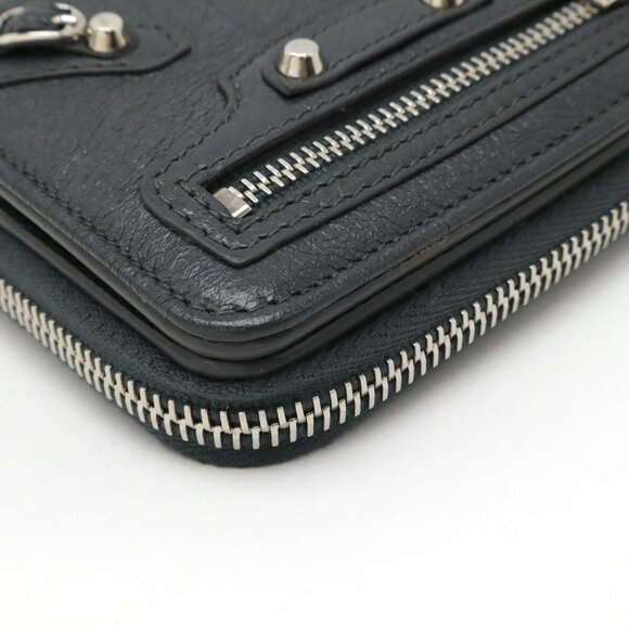 BALENCIAGA Gray Leather Wallet - Picture 4 of 7